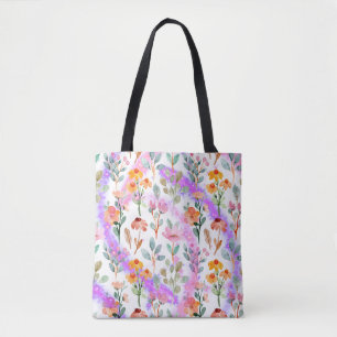 Hare Vier Seizoenen – Lente Patroon Tote Bag