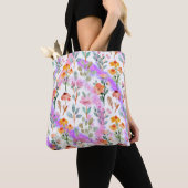 Hare Vier Seizoenen – Lente Patroon Tote Bag (Dichtbij)