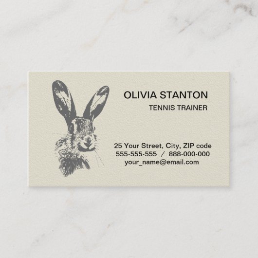 Hare Visitekaartje (Voorkant)