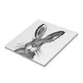 Hare waterverf rustic Kitchen konijnendier Tegeltje (Zijkant)