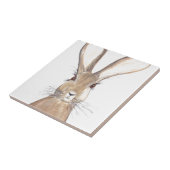 Hare waterverf rustic Kitchen konijnendier Tegeltje (Zijkant)