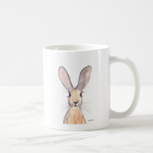 Hare waterverf schilderen koffiemok