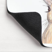 Hare waterverf schilderen muismat (Hoek)