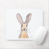 Hare waterverf schilderen muismat (Met muis)