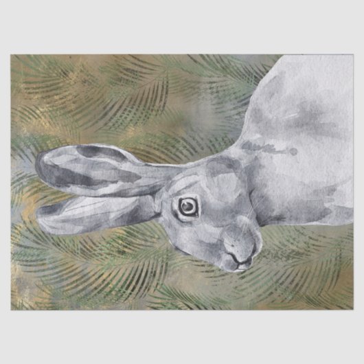 Hare Waterverf Tissuepapier (Voorkant)