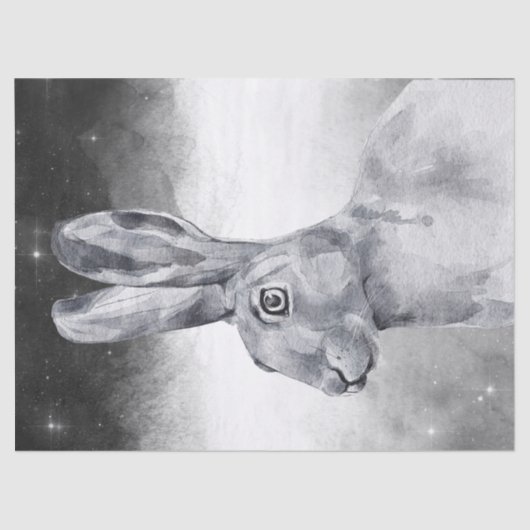 Hare Waterverf Tissuepapier (Voorkant)