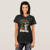 Hare   Xmas Decorations Santa Hare Christmas T-shirt (Voorkant volledig)