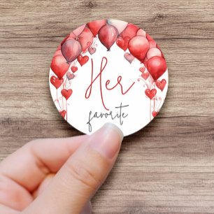 Hare, Zijn, Onze Favoriete Snack Bruiloft Favor Ronde Sticker
