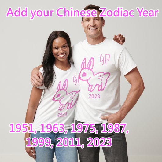 Hare Zodiac  jaar T-shirt