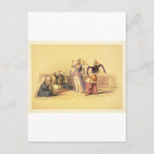 Harem Dancing Girls Cairo Briefkaart
