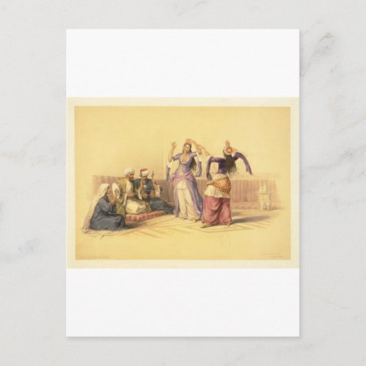 Harem Dancing Girls Cairo Briefkaart (Voorkant)