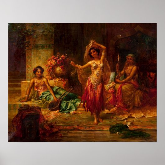 Harem Entertainers door Hans Zatzka - poster (Voorkant)