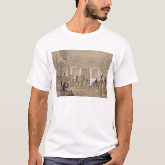 Harem Feast, Teheran (potlood & m/c op papier) T-shirt (Voorkant)