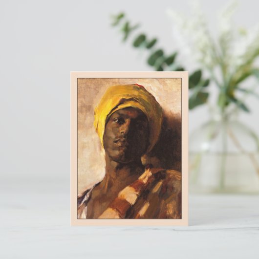 Harem Guard van Frank Duveneck Briefkaart (Staand voorkant)