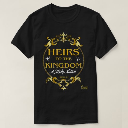 Haren aan het Koninkrijk 1 Peter 29 T-shirt (Design voorkant)