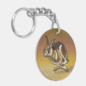 haren en fret sleutelhanger (Voorkant Links)