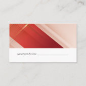 Haren knipgereedschap | schaar kam blaasdroger afsprakenkaartje (Achterkant)