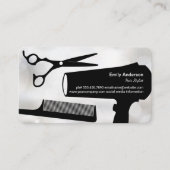 Haren knipgereedschap | Schoonheid van vrouwen Afsprakenkaartje (Voorkant)
