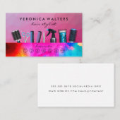 Haren stylist tools | Loyalty Punch Kaart (Voorkant / Achterkant)