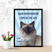 Harer Overal, Liefde in de Lucht Aangepaste Kat Po Poster