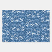 Hares Field Bunnies Rabbits Pattern Kerstmis Inpakpapier Vel (Voorkant 3)