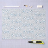 Hares Field Bunnies Rabbits Winter Pattern White Tissuepapier (Craft)