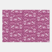 Hares Snow Field Bunnies Rabbit Pattern Kerstmis Inpakpapier Vel (Voorkant)