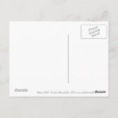 Hares Snow Field White Rabbits Winter Animals Red Briefkaart (Achterkant)