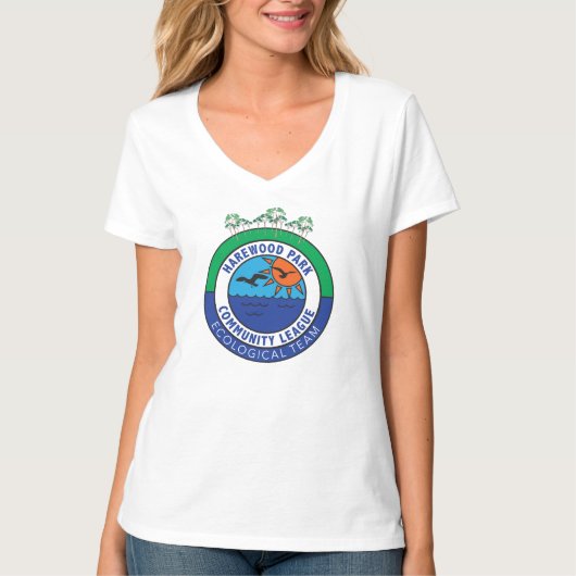 Harewood Park Community League Ecologisch Team T-shirt (Voorkant)