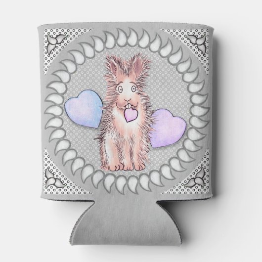 Harey Rabbit Heart Blikjeskoeler (Achterkant)