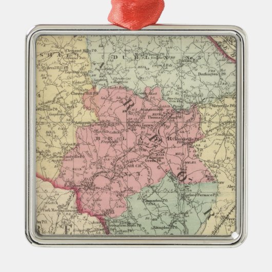 Harford Metalen Ornament (Voorkant)