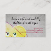  hargaren brei- en haakwerk visitekaartje (Achterkant)