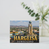 Hargeisa Onafhankelijkheidsmonument en Somaliland Briefkaart (Staand voorkant)