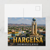Hargeisa Onafhankelijkheidsmonument en Somaliland Briefkaart (Voorkant / Achterkant)