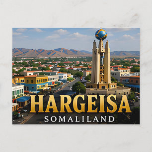 Hargeisa Onafhankelijkheidsmonument en Somaliland Briefkaart
