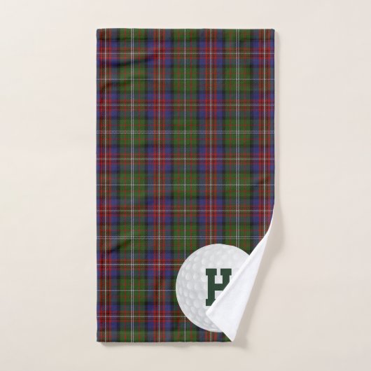 Hargis Clan Tartan Pset Golf Towel Handdoek (Handdoek)