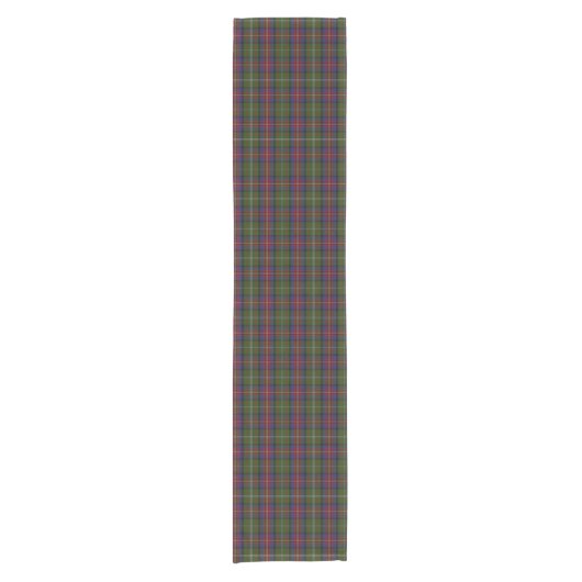 Hargis Clan Tartan Pset Table Runner Korte Tafelloper (Voorkant)
