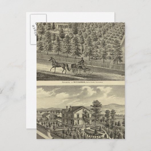 Hargis, inwoners van Cheney Briefkaart (Voorkant / Achterkant)