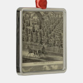 Hargis, inwoners van Cheney Metalen Ornament (Rechts)