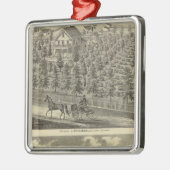 Hargis, inwoners van Cheney Metalen Ornament (Links)