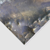 Hargraves Crater op Mars Tissuepapier (Detail)