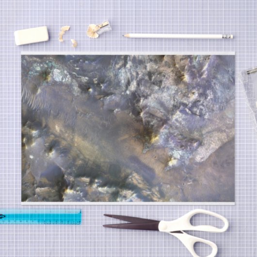 Hargraves Crater op Mars Tissuepapier (Craft)