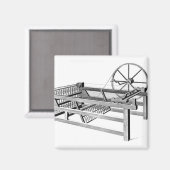 Hargreaves's Spinning Jenny, gegraveerd door Magneet (Voorkant / Achterkant)