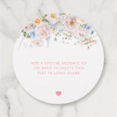 Hargrove Blauw Bloemendesign Champagne Douchefeest Bedankjes Labels (Achterkant)