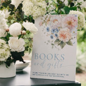 Hargrove Blauwe Bloemen en Geschenken Teken Poster