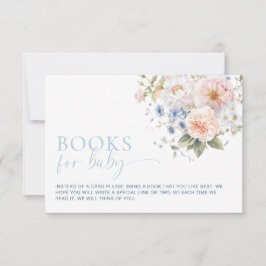 Hargrove Blue Floral Boeken voor Baby Request Kaar Kaart