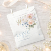 Hargrove Blue Floral Love in Bloom Vrijgezellenfee Bedankzakje (Geknipt)