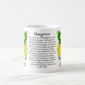 Hargrove, de oorsprong, de betekenis en de rest koffiemok (Center)