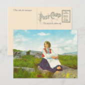 Harhazard costume, Norway Vintage image, Briefkaart (Voorkant / Achterkant)