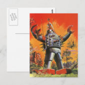 Hari Hari  japanese robot briefkaart (Voorkant / Achterkant)